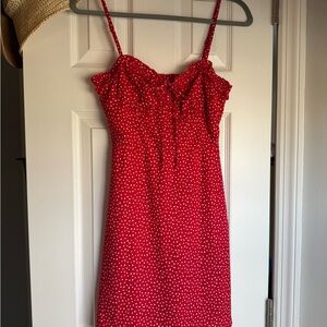 Princess Polly Red and White Mini Dress